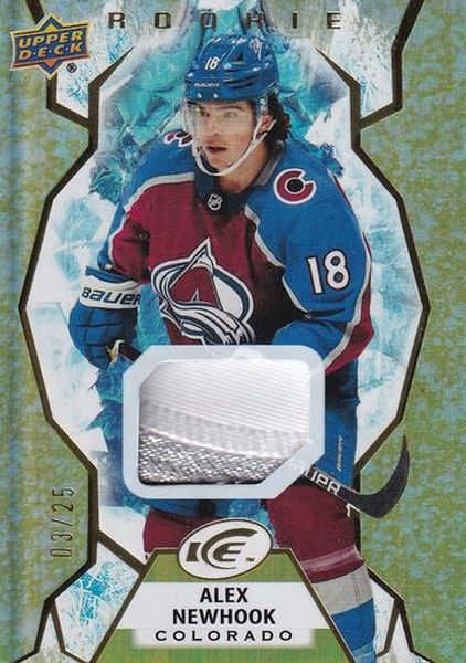 patch RC karta ALEX NEWHOOK 21-22 UD Ice Gold Patch /25